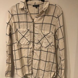 Topshop Cream Flannel